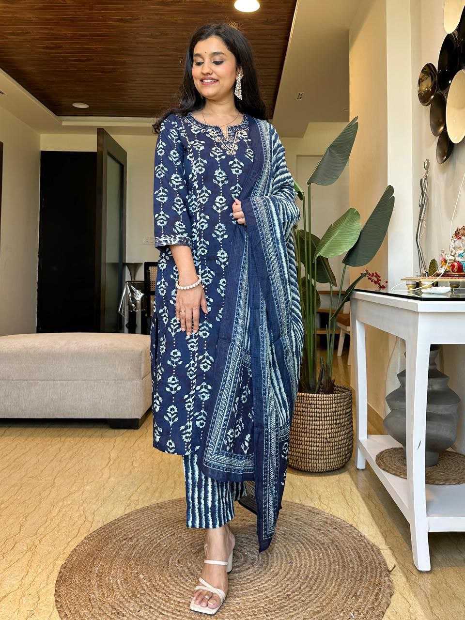Ynf Reyon Cotton KESH536 WISKI Kurti Wholesale Cotton Kurtis Kurti With Pants Manufacturer