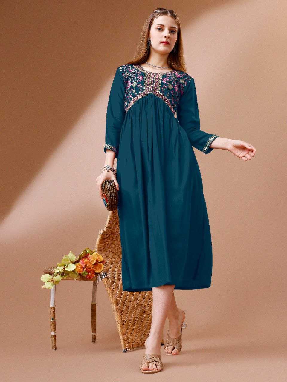 Ynf Reyon Cotton KESH552 73 Kurti Wholesale Casual Kurtis Short Kurtis Party Wear Kurtis Anarkali Kurtis Embroidered Kurtis Manufacturer