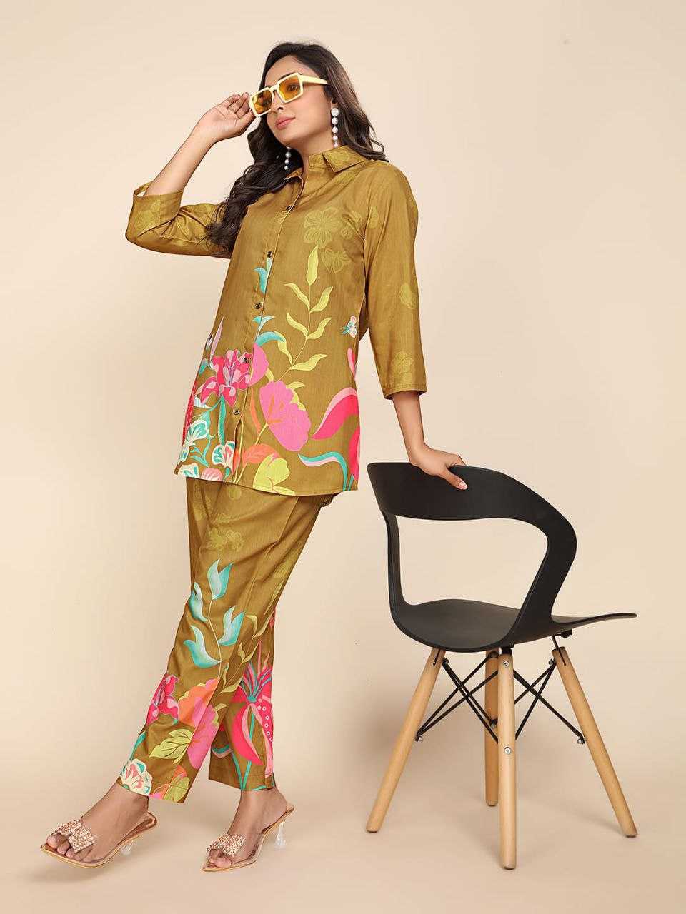 Ynf Reyon Cotton KESH552 76 Western Wears Wholesale Co-ord Set Manufacturer