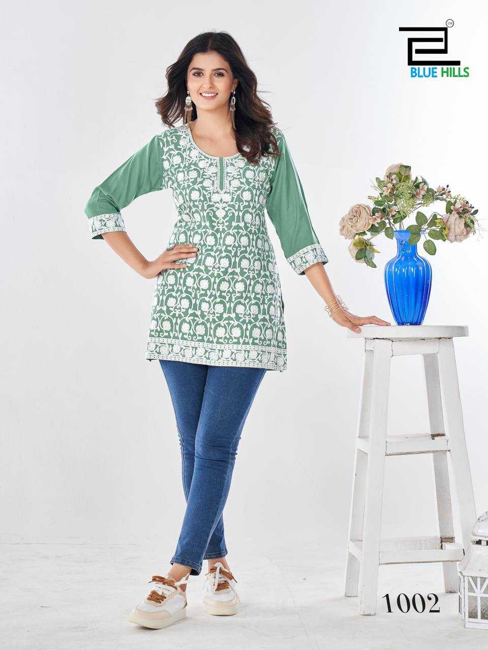 Ynf Reyon Cotton RIN125 Chikankari Kurti Wholesale Short Kurtis Rayon Kurtis Embroidered Kurtis Manufacturer