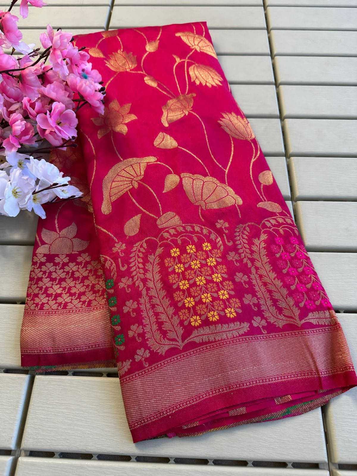 Ynf Russian Silk KESH484 Meenakari Silk Sarees Wholesale Soft Silk Sarees Designer Silk Sarees Zari Border Silk Sarees Manufacturer