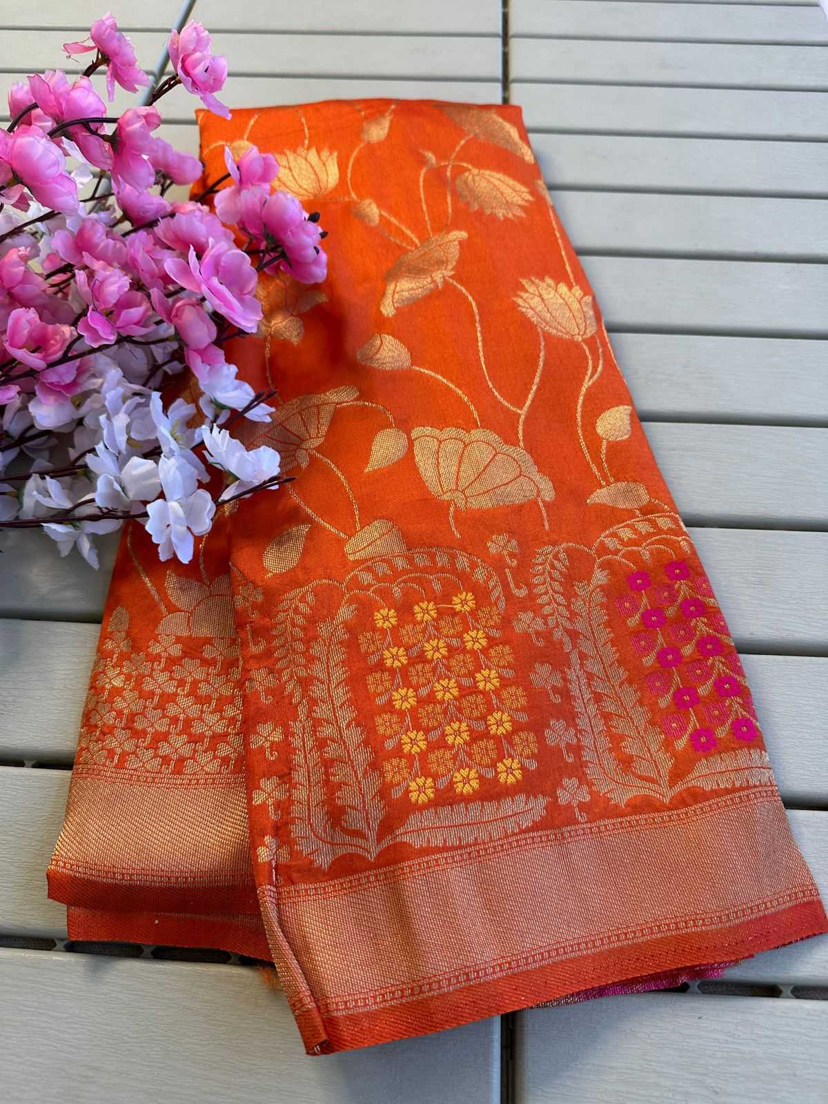 Ynf Russian Silk KESH484 Meenakari Silk Sarees Wholesale Soft Silk Sarees Designer Silk Sarees Zari Border Silk Sarees Manufacturer