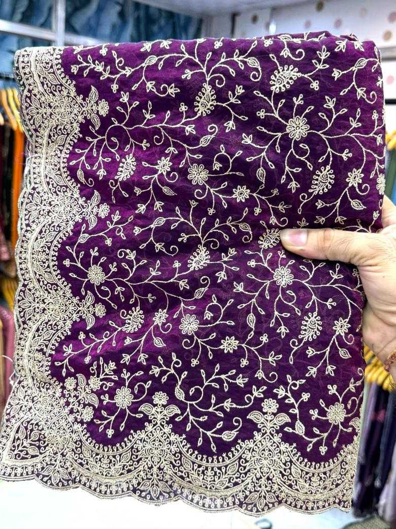 Ynf Satin KESH114 9561 Sarees Wholesale Embroidered Sarees Zari Border Sarees Satin Sarees Manufacturer
