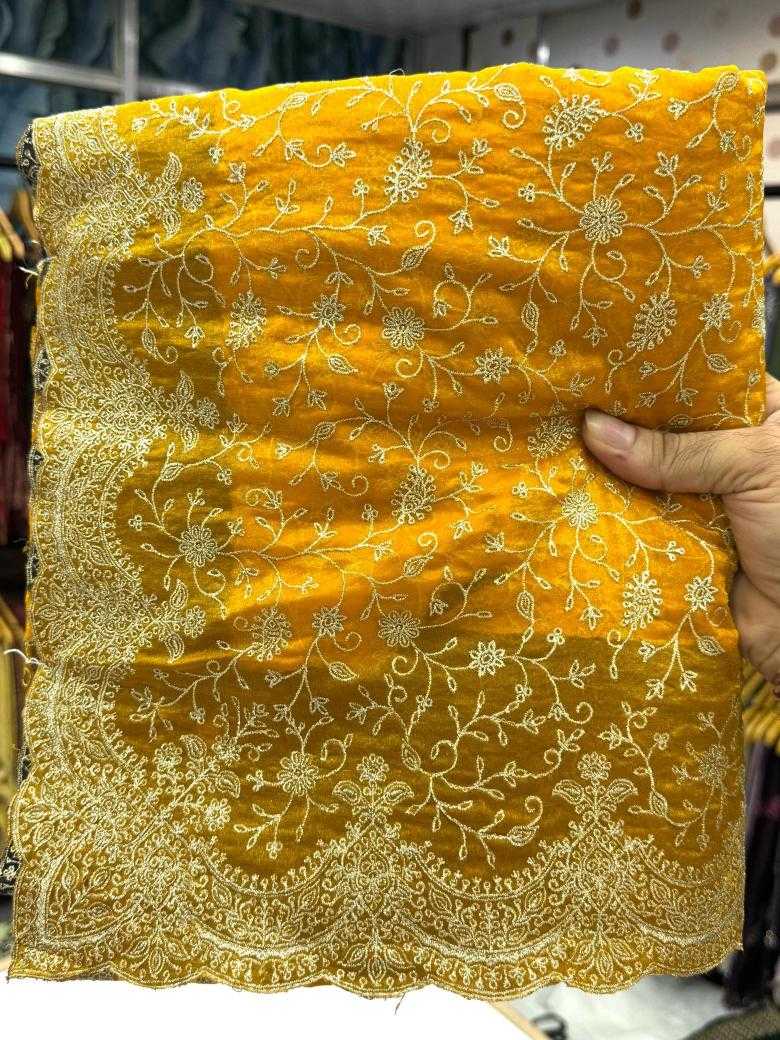 Ynf Satin KESH114 9561 Sarees Wholesale Embroidered Sarees Zari Border Sarees Satin Sarees Manufacturer