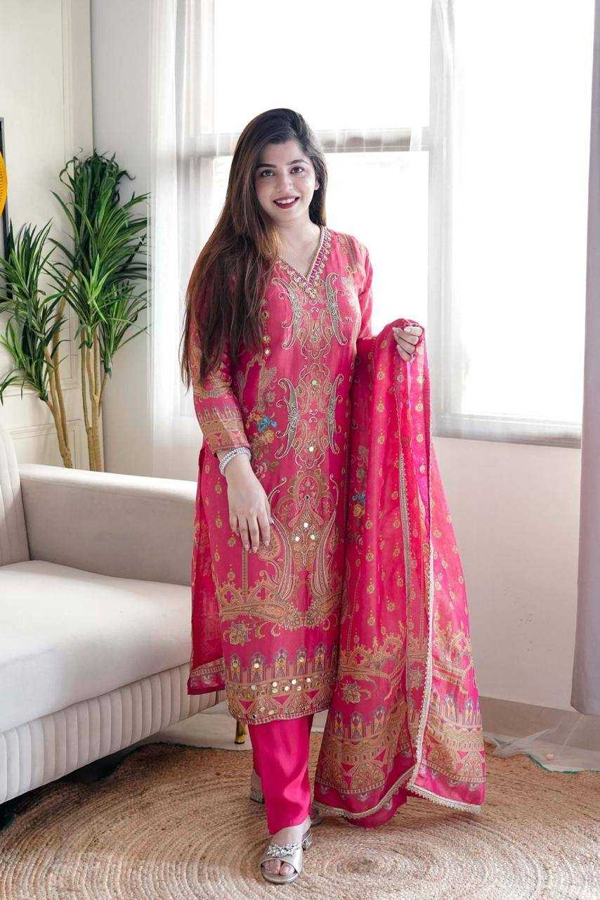 Ynf Satin KESH501 famina Suits & Dresses Wholesale Ladies Suits Party wear suits Designer Suits Manufacturer