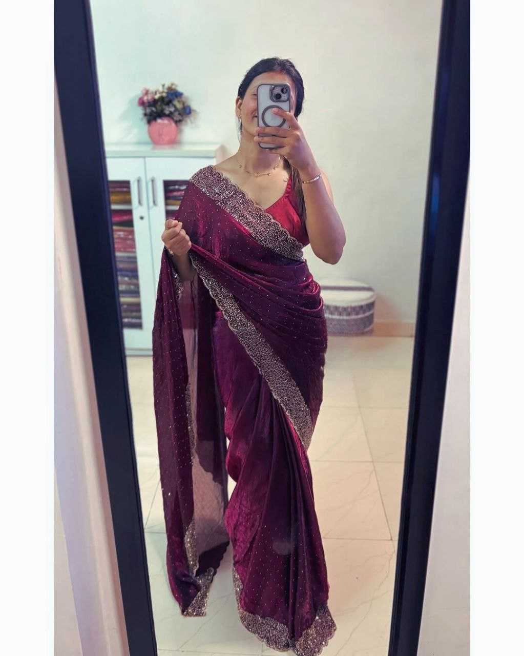 Ynf Satin RIN112 Shakuntala Sarees Wholesale Designer Sarees Lightweight Sarees Satin Sarees Manufacturer