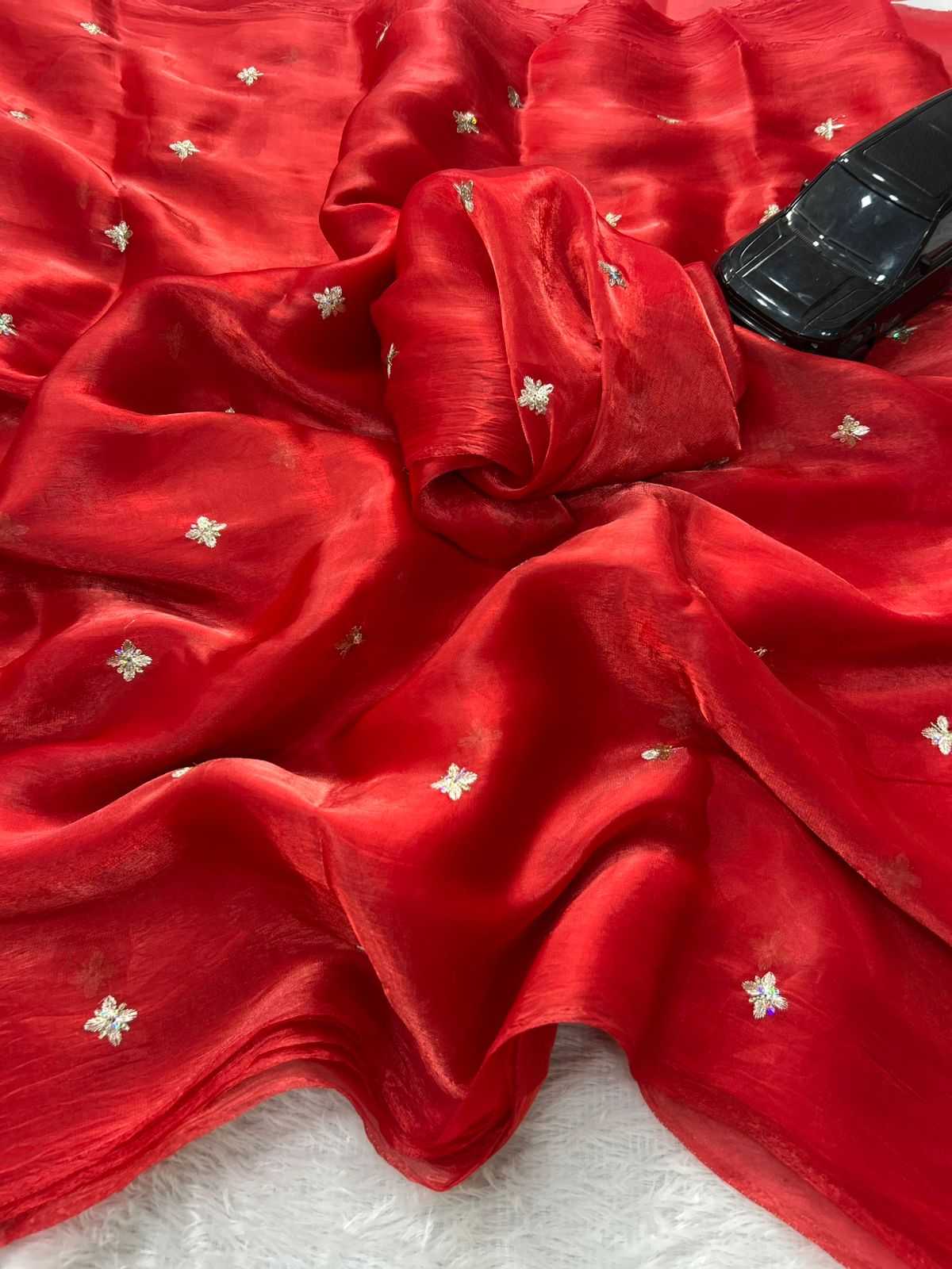 Ynf Satin RIN178 Dual Shad Sarees Wholesale Sequence Sarees Embroidered Sarees Satin Sarees Manufacturer