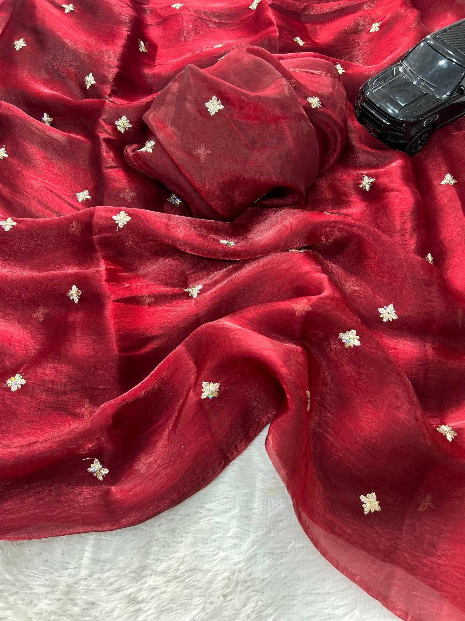 Ynf Satin RIN178 Shad Multi Sarees Wholesale Sequence Sarees Embroidered Sarees Satin Sarees Manufacturer