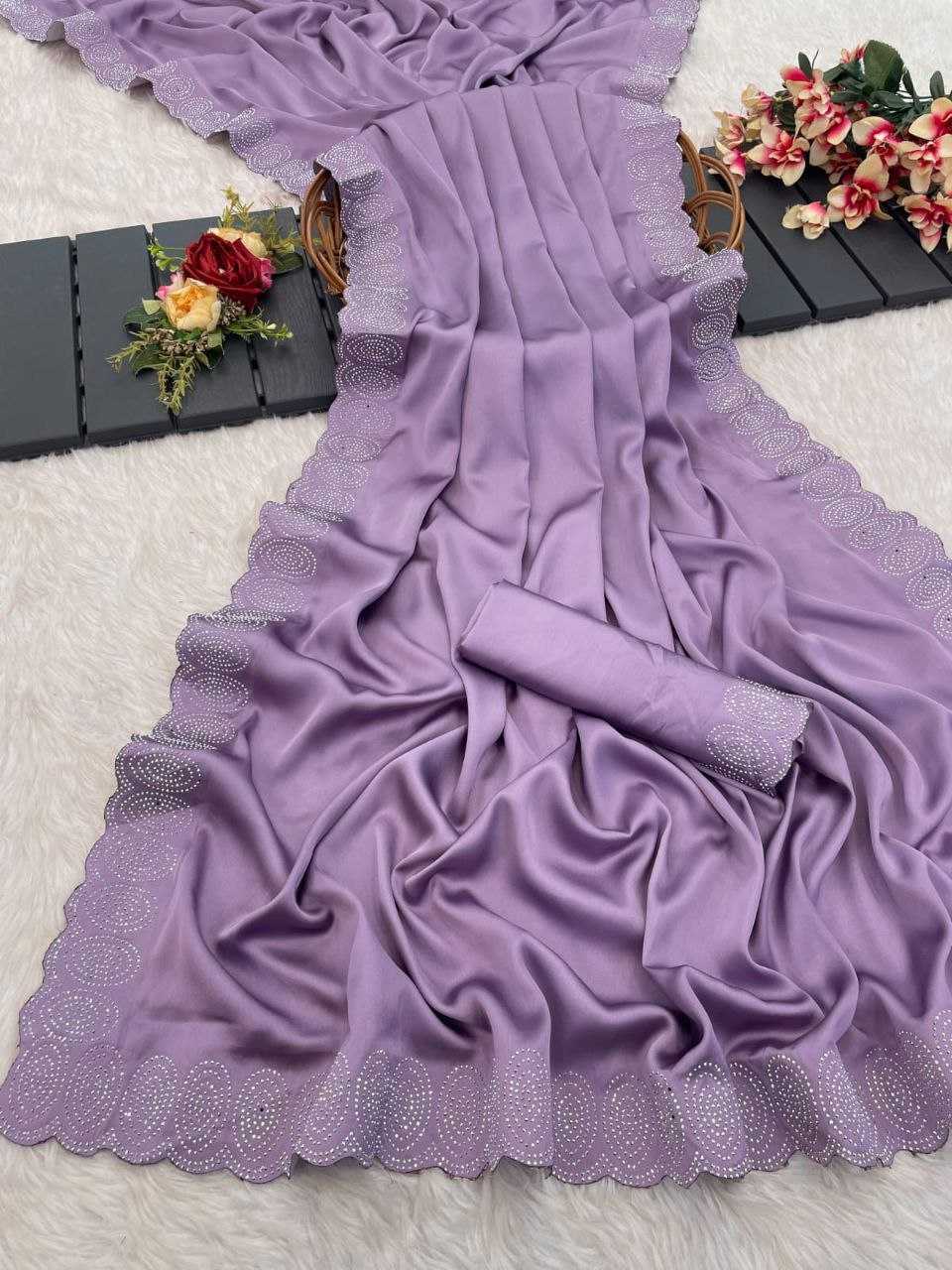 Ynf Satin RIN216 shrusti Sarees Wholesale Party Wear Sarees Fancy Sarees Lace Border Sarees Manufacturer