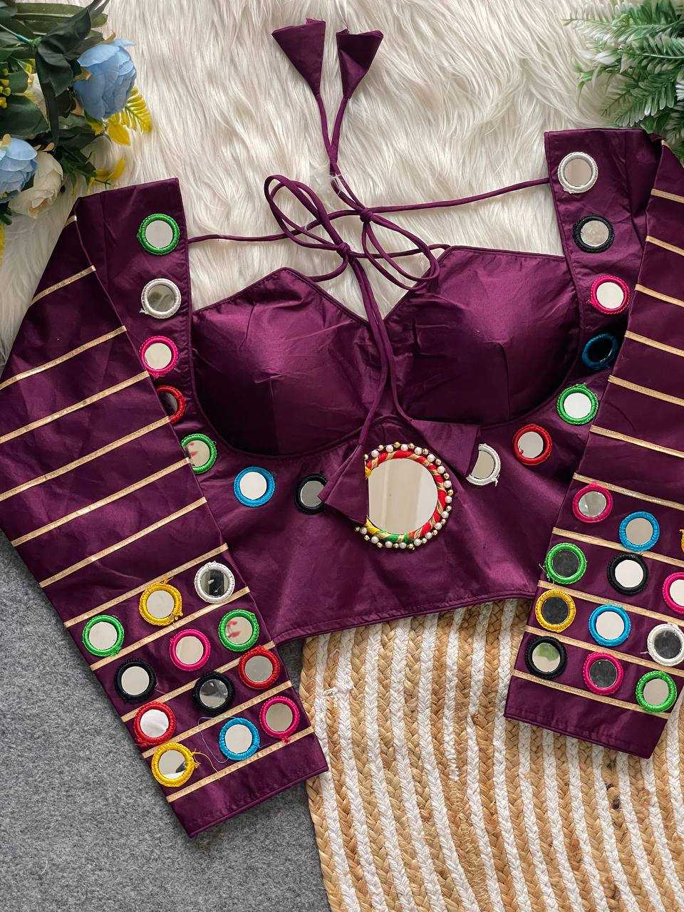 Ynf Satin Silk KESH116 Navratri-01 Readymade Blouses Wedding Collections Festive Collections Wholesale Blouse Party Wear Blouse Silk Blouse Manufacturer