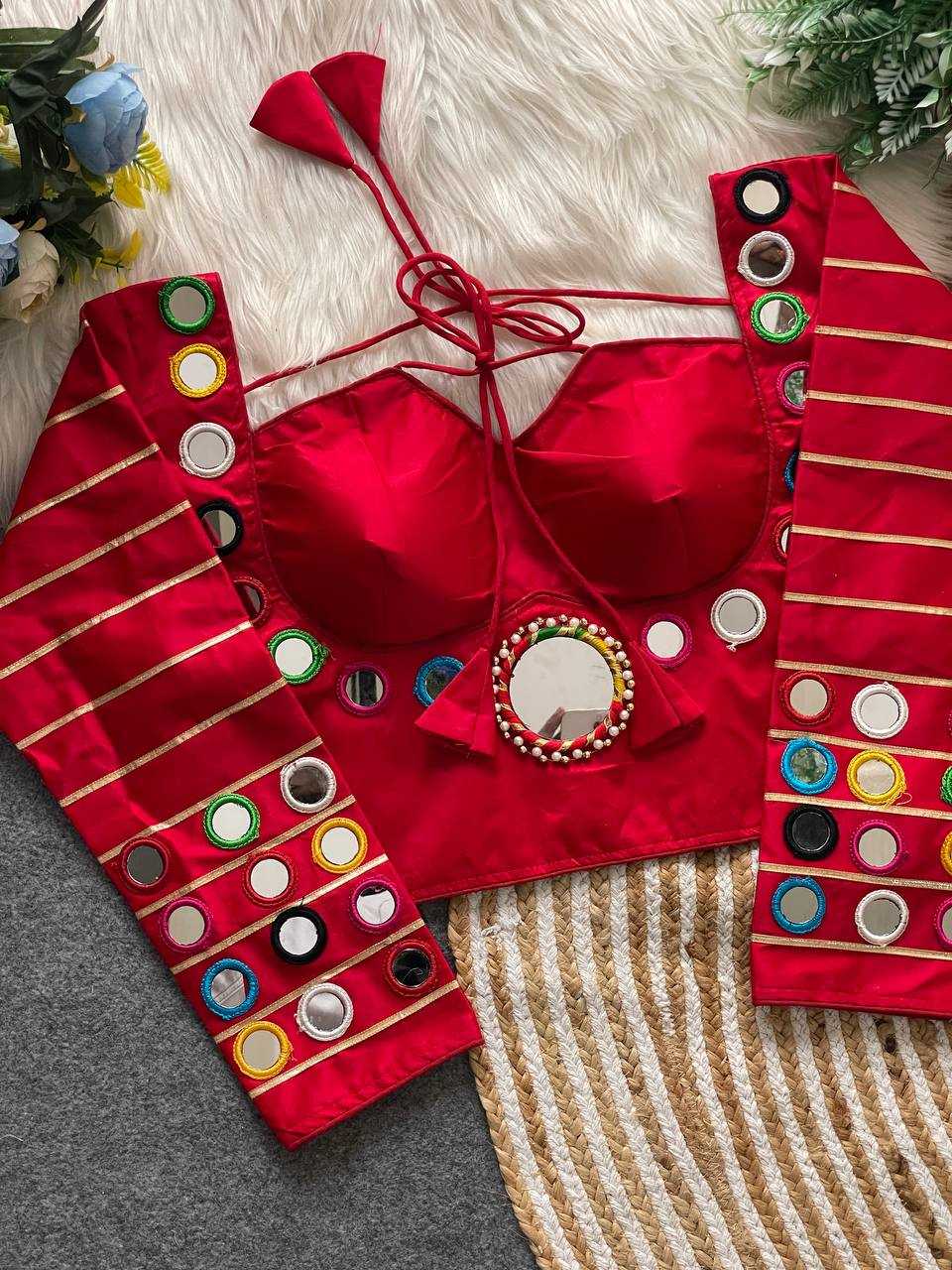 Ynf Satin Silk KESH116 Navratri-01 Readymade Blouses Wedding Collections Festive Collections Wholesale Blouse Party Wear Blouse Silk Blouse Manufacturer
