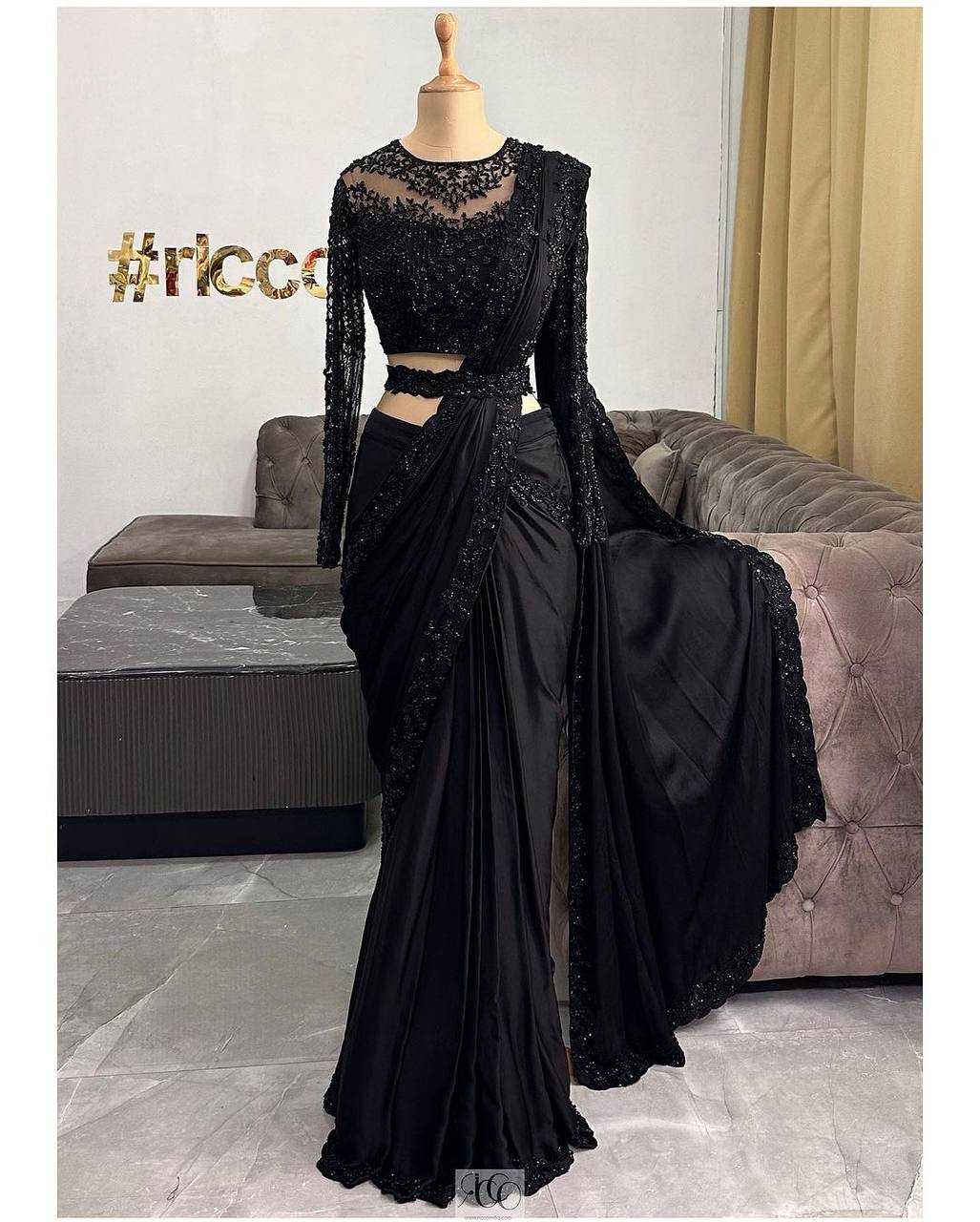 Ynf Satin Silk RIN133 435 Sarees Wholesale Designer Sarees Fancy Sarees Satin Sarees Manufacturer