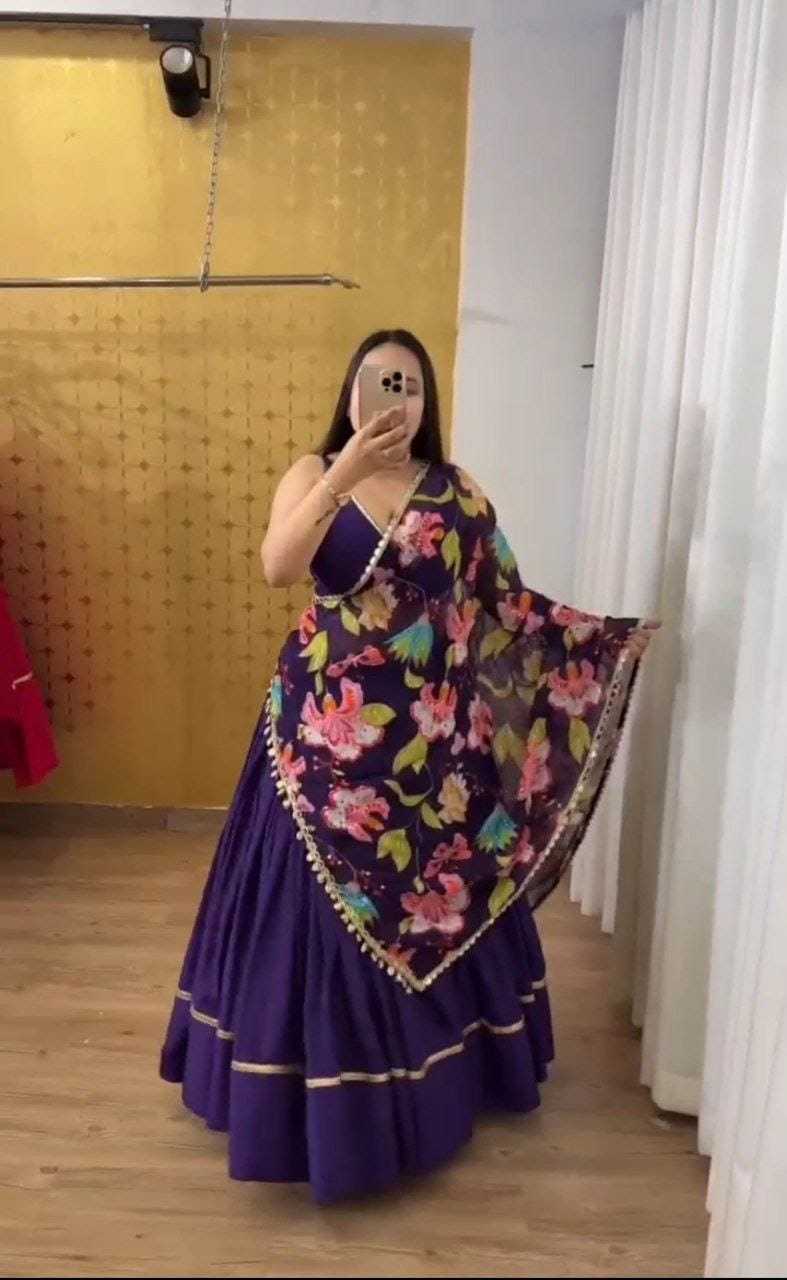 Ynf Satin Silk RIN157 NAVRATRI NIGHTS-15 Lehengas Festive Collections Plus Size Collections Wholesale Designer Lehenga Silk Lehenga Navratri Chaniya Choli Manufacturer