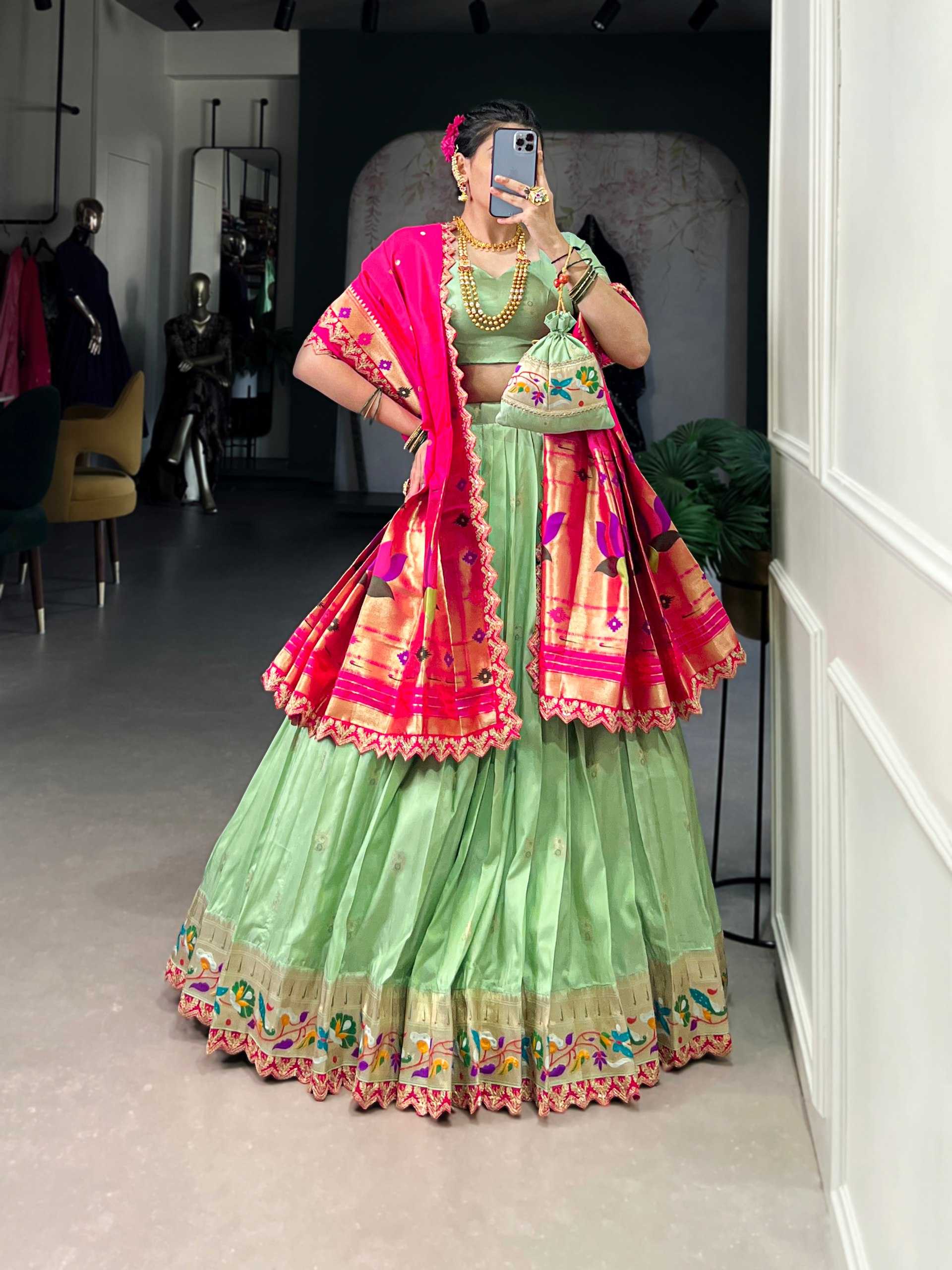 Ynf Silk KESH134 2014 Lehengas Festive Collections Wholesale Designer Lehenga Silk Lehenga Navratri Chaniya Choli Manufacturer