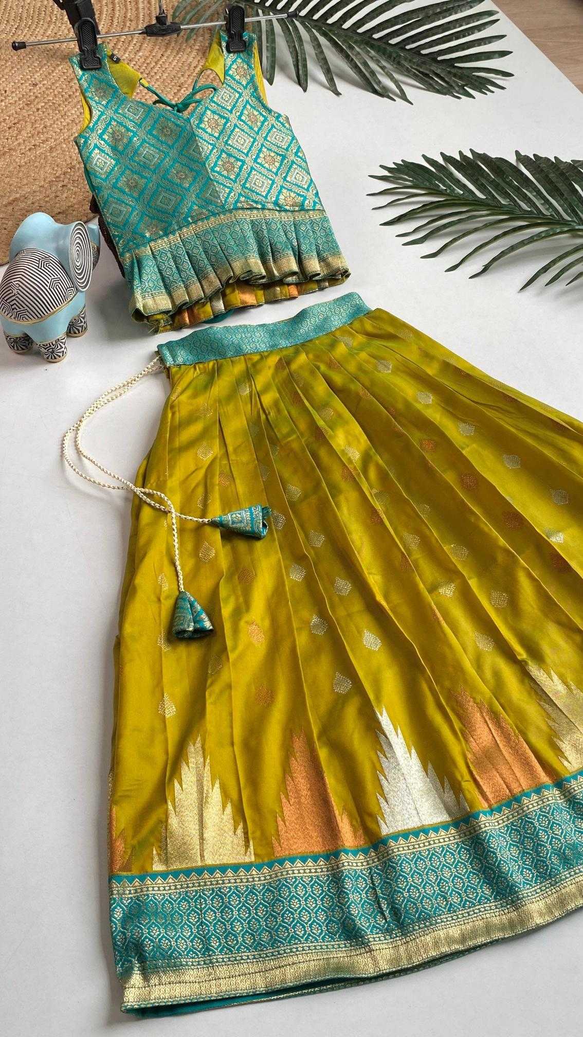 Ynf Silk KESH249 K Amisha Kids Wear Wholesale Kids Lehenga Kids Lehenga Choli Baby Girl Lehenga Manufacturer