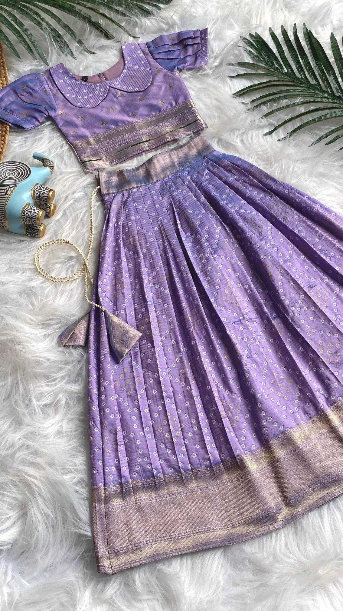 Ynf Silk KESH249 K Bandhej Kids Wear Wholesale Kids Lehenga Kids Lehenga Choli Baby Girl Lehenga Manufacturer