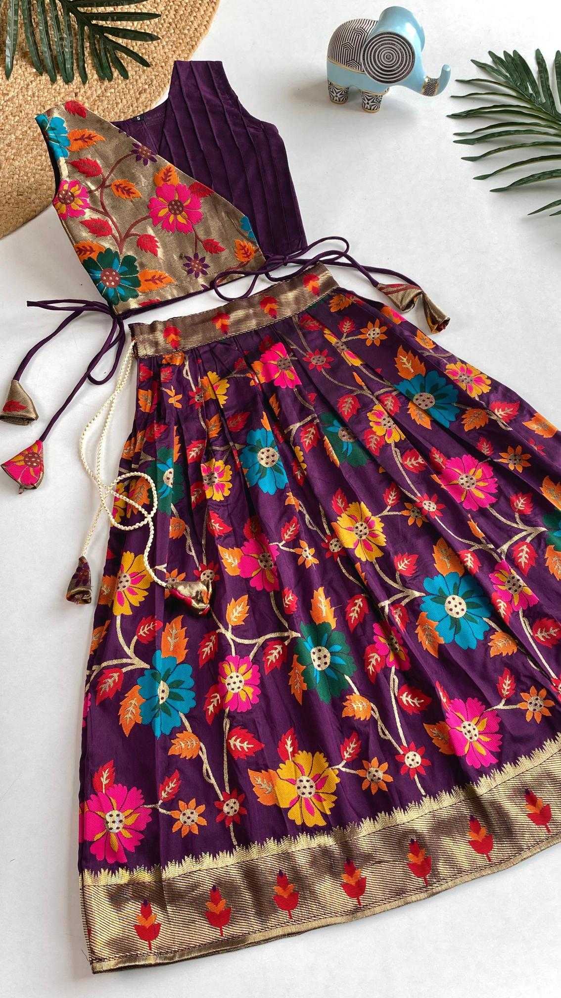 Ynf Silk KESH249 K Radhika Kids Wear Wholesale Kids Lehenga Kids Lehenga Choli Baby Girl Lehenga Manufacturer