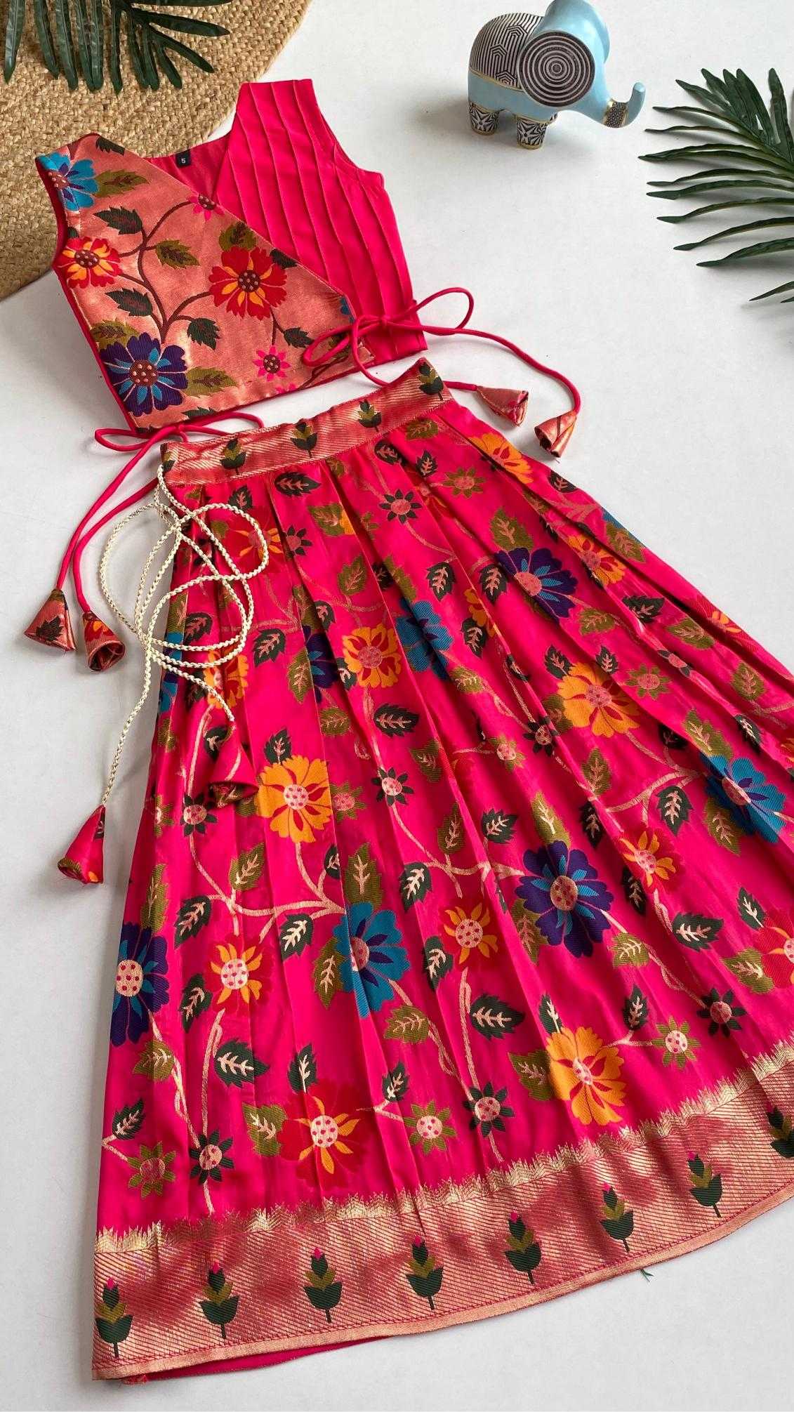 Ynf Silk KESH249 K Radhika Kids Wear Wholesale Kids Lehenga Kids Lehenga Choli Baby Girl Lehenga Manufacturer