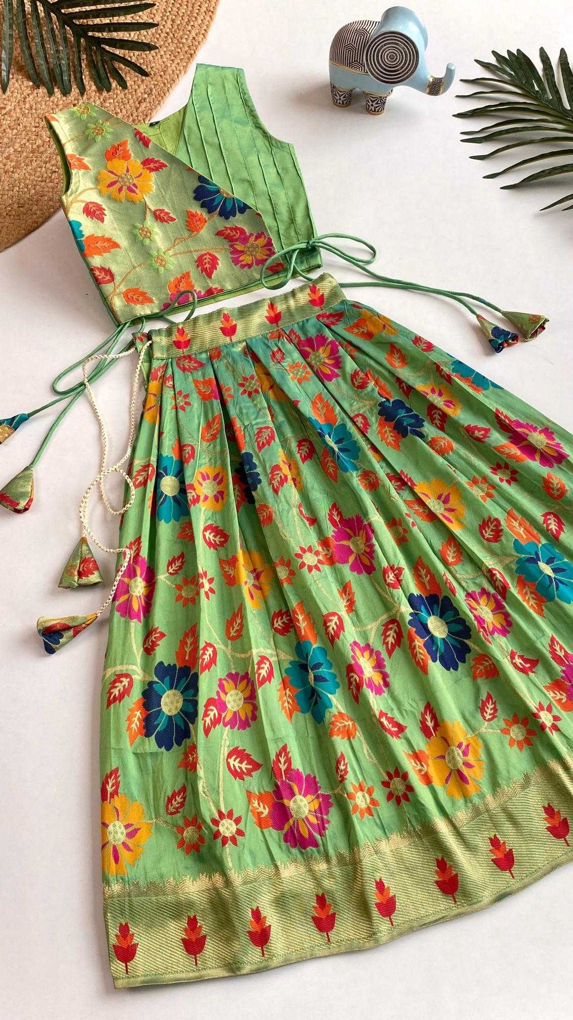 Ynf Silk KESH249 K Radhika Kids Wear Wholesale Kids Lehenga Kids Lehenga Choli Baby Girl Lehenga Manufacturer