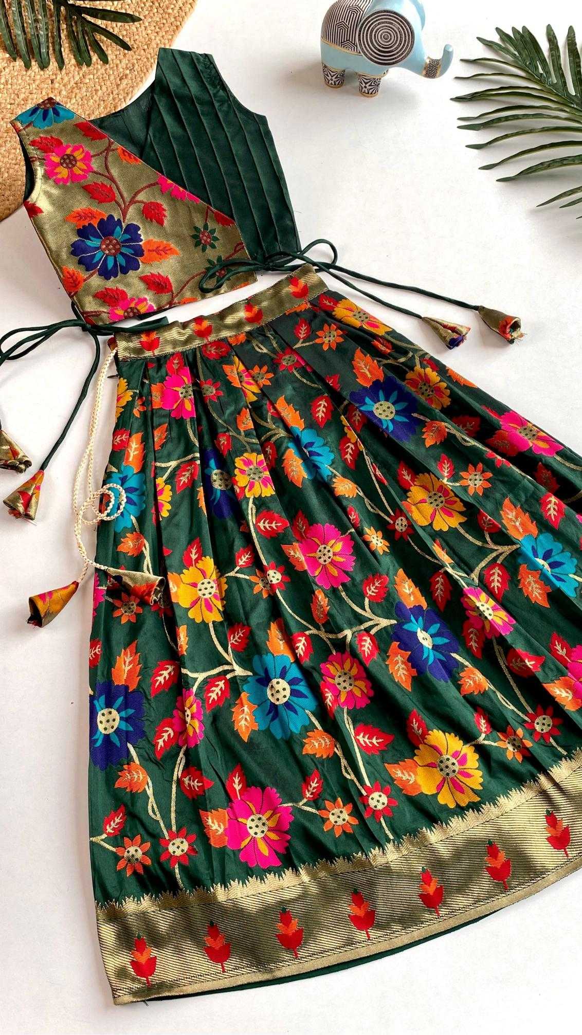 Ynf Silk KESH249 K Radhika Kids Wear Wholesale Kids Lehenga Kids Lehenga Choli Baby Girl Lehenga Manufacturer