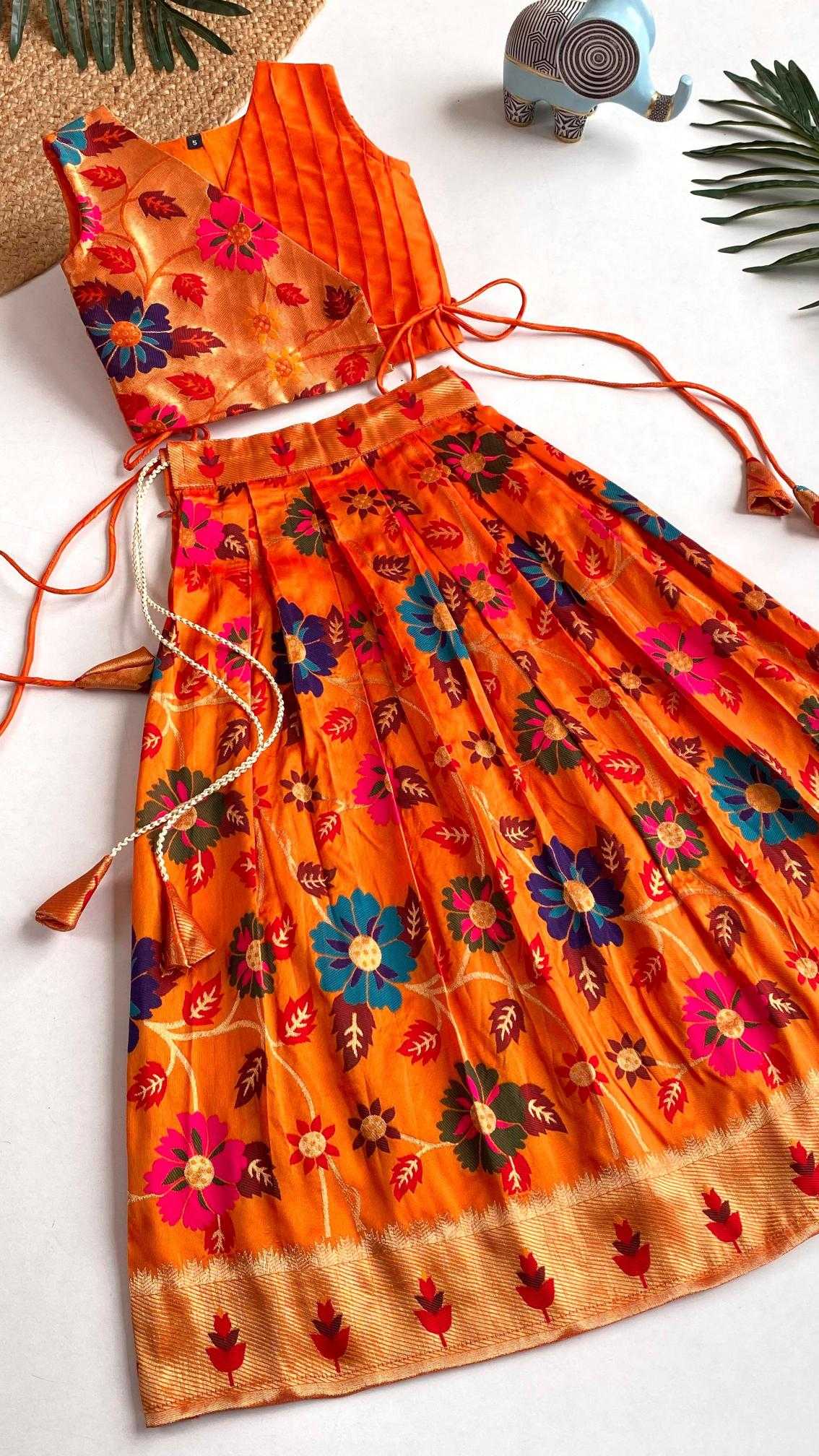Ynf Silk KESH249 K Radhika Kids Wear Wholesale Kids Lehenga Kids Lehenga Choli Baby Girl Lehenga Manufacturer