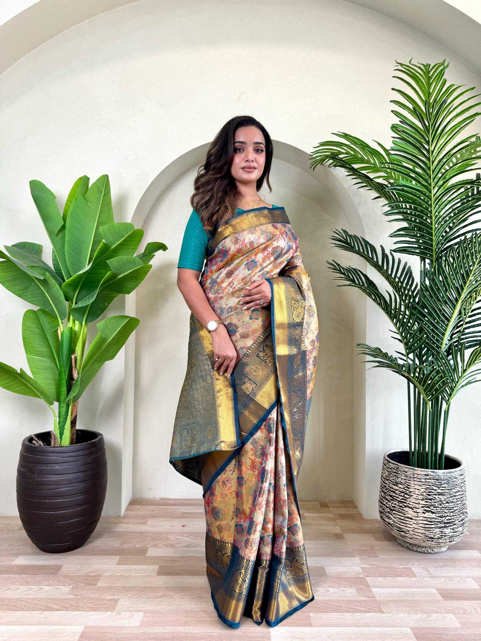 Ynf Silk KESH249 Sujata Silk Sarees Wholesale Zari Border Silk Sarees Silk Sarees For Weddings Kanchipuram Silk Sarees Manufacturer