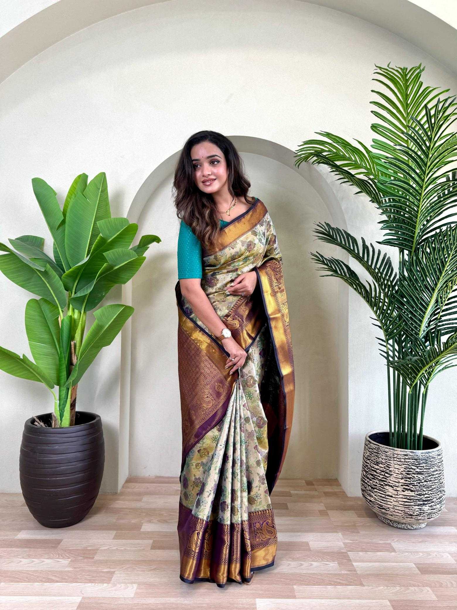 Ynf Silk KESH249 Sujata Silk Sarees Wholesale Zari Border Silk Sarees Silk Sarees For Weddings Kanchipuram Silk Sarees Manufacturer