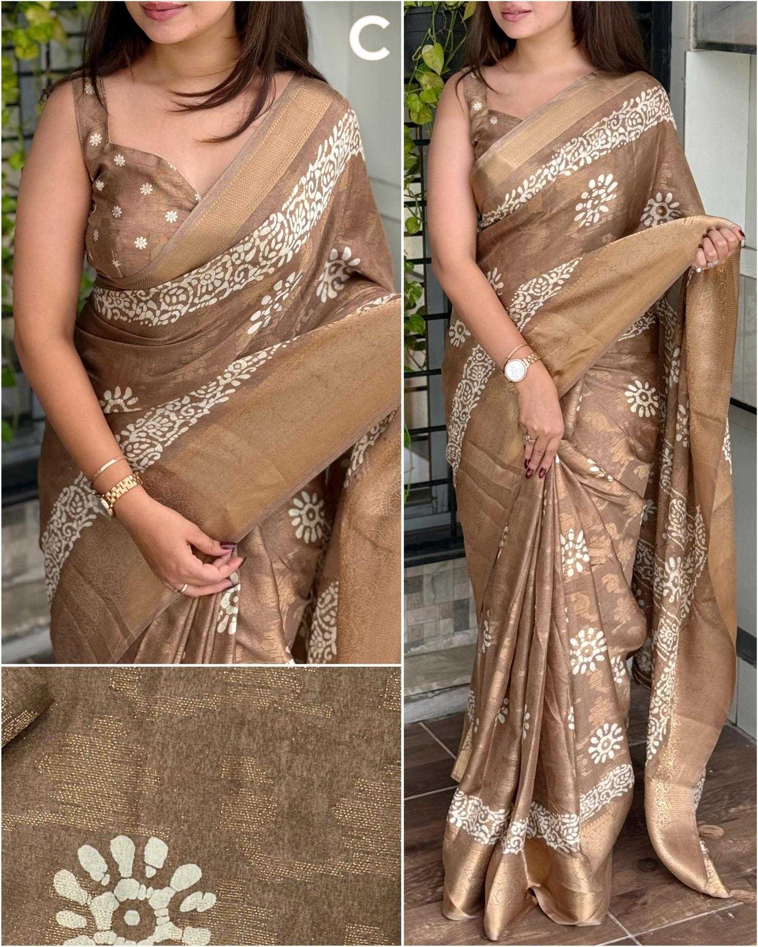 Ynf Silk KESH500 Surajmukhi Silk Sarees Wholesale Printed Silk Saree Designer Silk Sarees Silk Sarees For Weddings Manufacturer