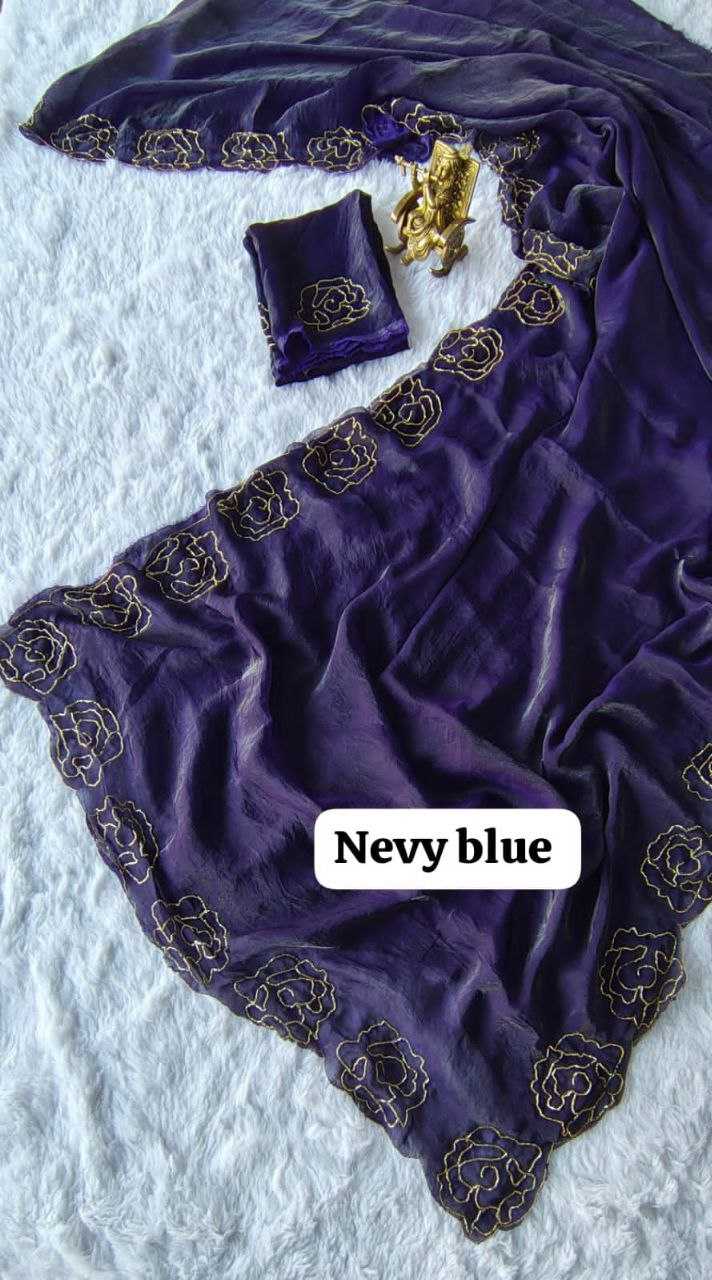 Ynf Silk KESH518 4369 Sarees Wholesale Party Wear Sarees Fancy Sarees Hand Work Sarees Manufacturer