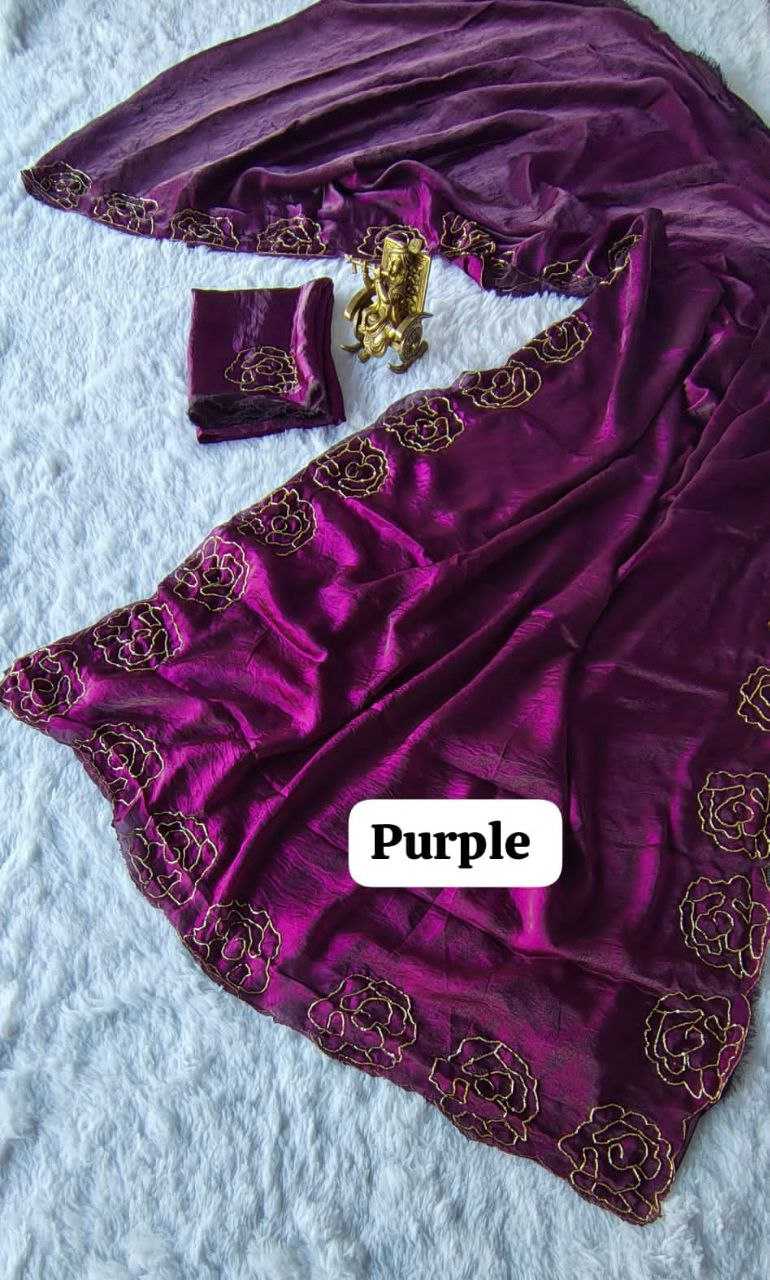 Ynf Silk KESH518 4369 Sarees Wholesale Party Wear Sarees Fancy Sarees Hand Work Sarees Manufacturer