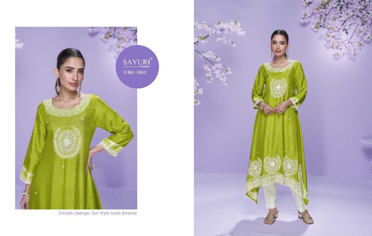 Ynf Silk RIN197 4964 Kurti Wholesale Party Wear Kurtis Designer Kurtis Fancy Kurti Manufacturer