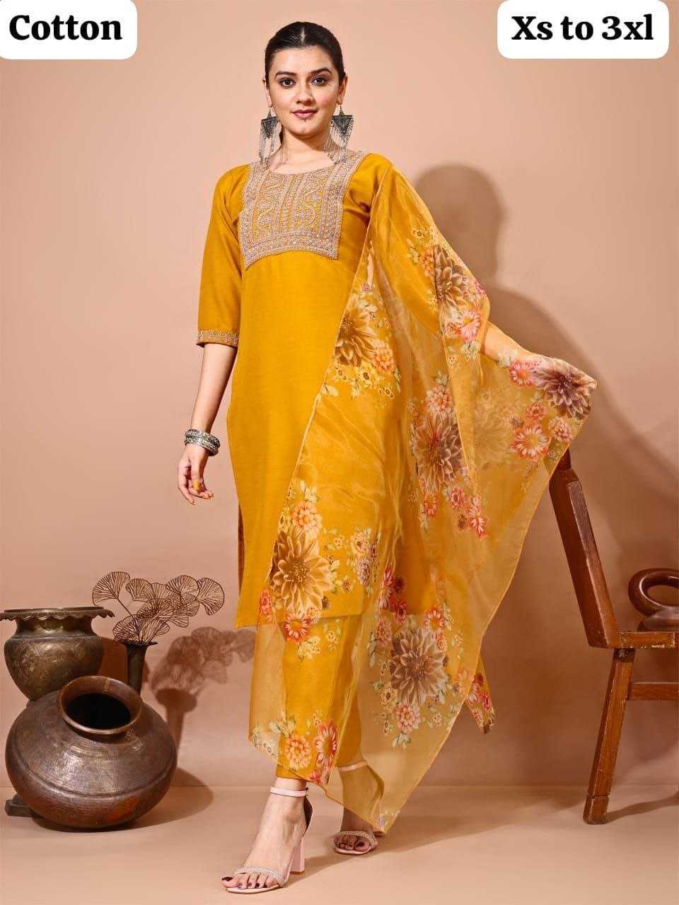 Ynf Silk RIN220 TAFFETA Suits & Dresses Wholesale Ladies Suits Embroidery Suits Ladies Silk Suit Manufacturer