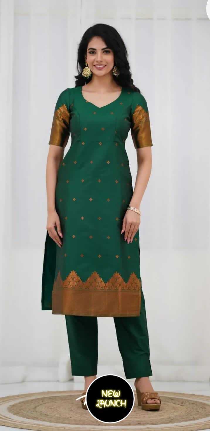 Ynf Silk RIN222 SI-185 Kurti Wholesale Designer Kurtis Fancy Kurti Silk Kurtis Manufacturer
