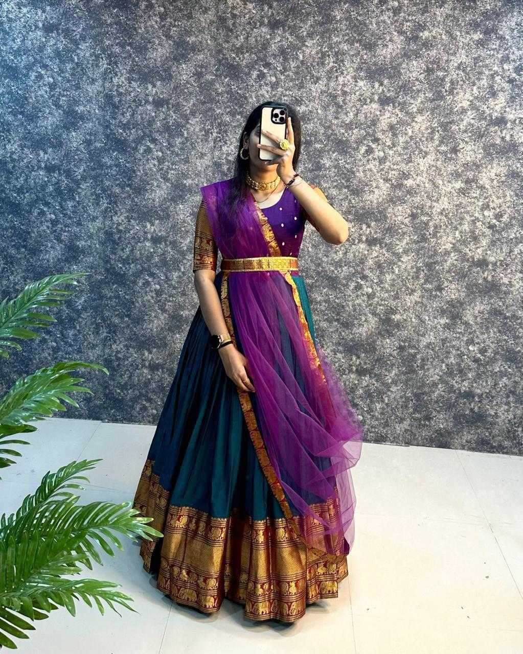 Ynf Silk RIN235 NARAYAN Kids Wear Wholesale Kids Gown Kids Ethnic Gowns Manufacturer