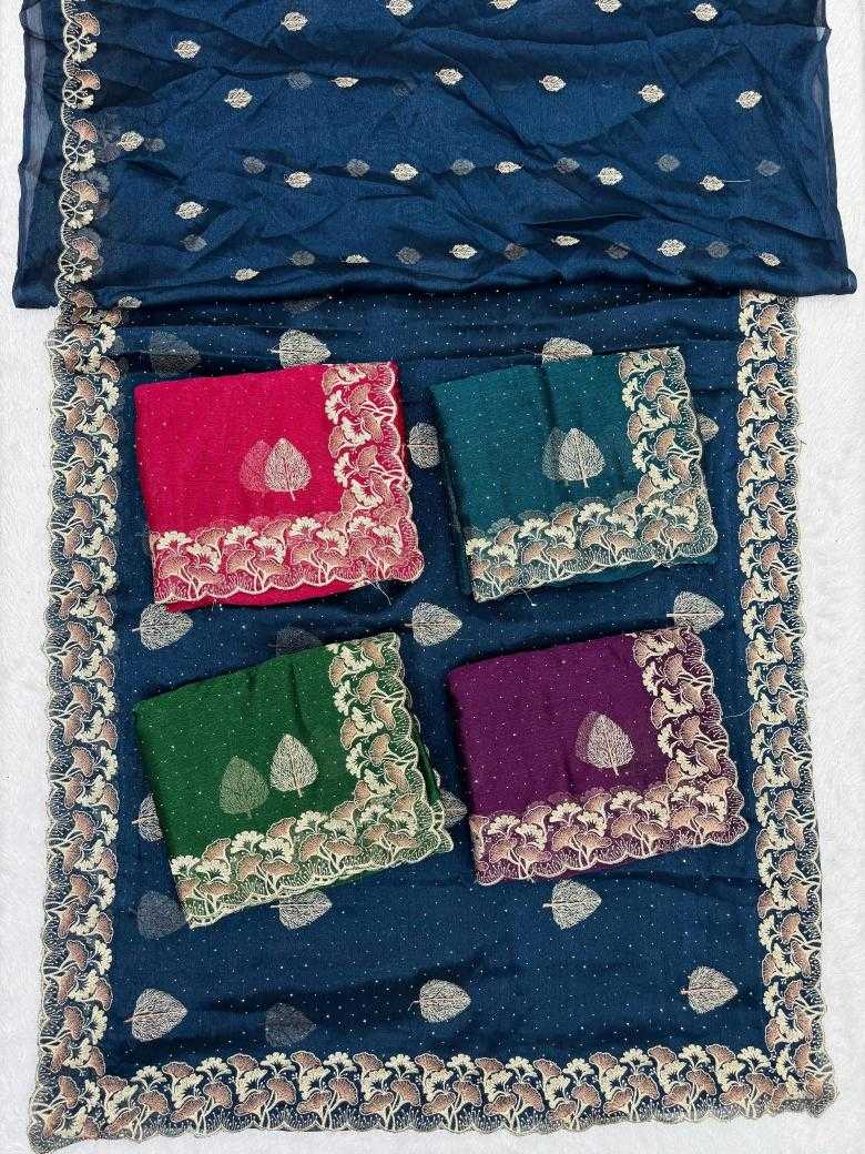 Ynf Sitara KESH114 INSTA Sarees Wholesale Designer Sarees Stone Work Saree Zari Border Sarees Manufacturer