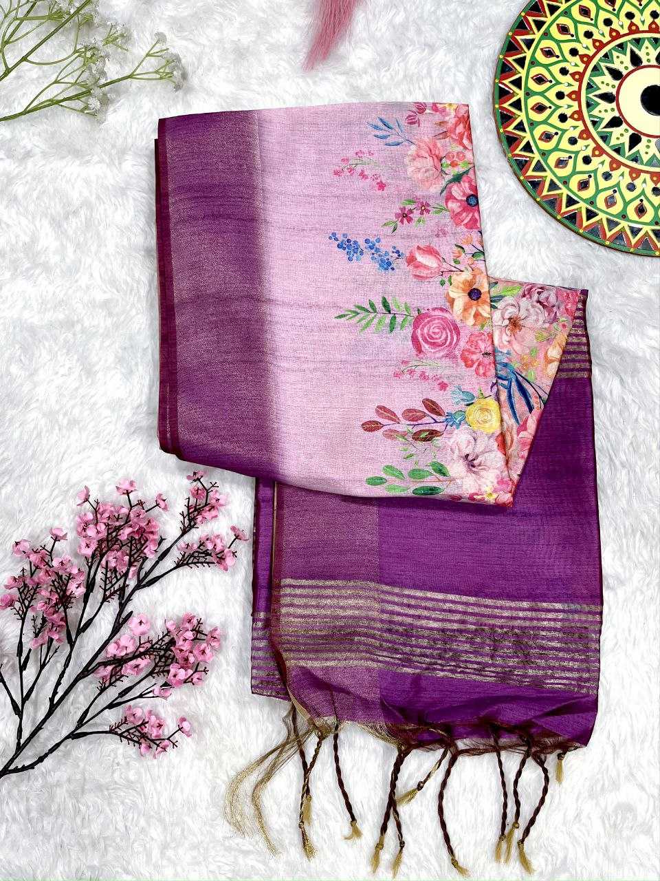 Ynf Soft Cotton KESH505 FLORAL PRINTED SOFT COTTON Sarees Wholesale Printed Sarees Floral Sarees Manufacturer