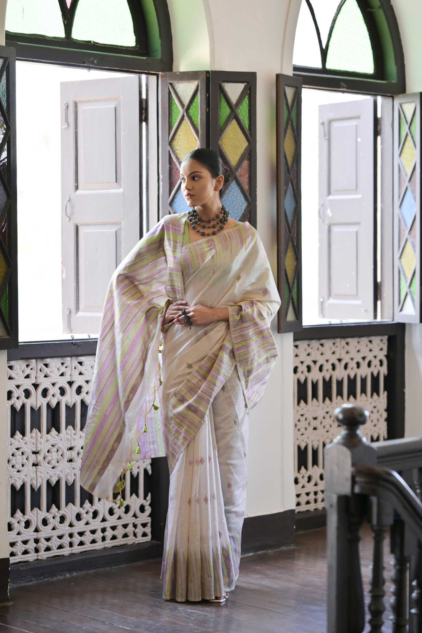 Ynf Soft Cotton KESH505 MUGA COTTON 209 Sarees Wedding Collections Festive Collections Wholesale Ikkat Saree Cotton Sarees Sarees With Blouse Manufacturer
