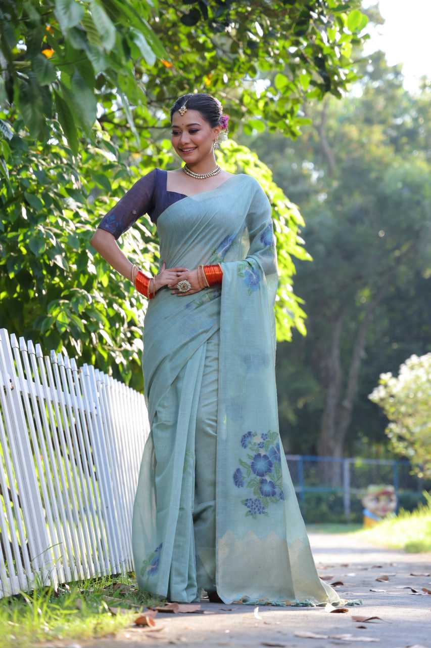 Ynf Soft Cotton KESH505 Muga Cotton 225 Sarees Wedding Collections Festive Collections Wholesale Cotton Sarees Zari Sarees Sarees With Blouse Manufacturer