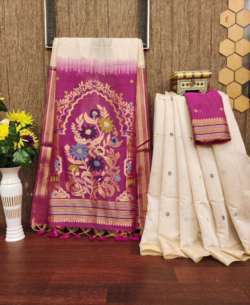 Ynf Soft Cotton KESH505 MUGA COTTON 401 Sarees Wedding Collections Festive Collections Wholesale Traditional Sarees Cotton Sarees Zari Sarees Manufacturer