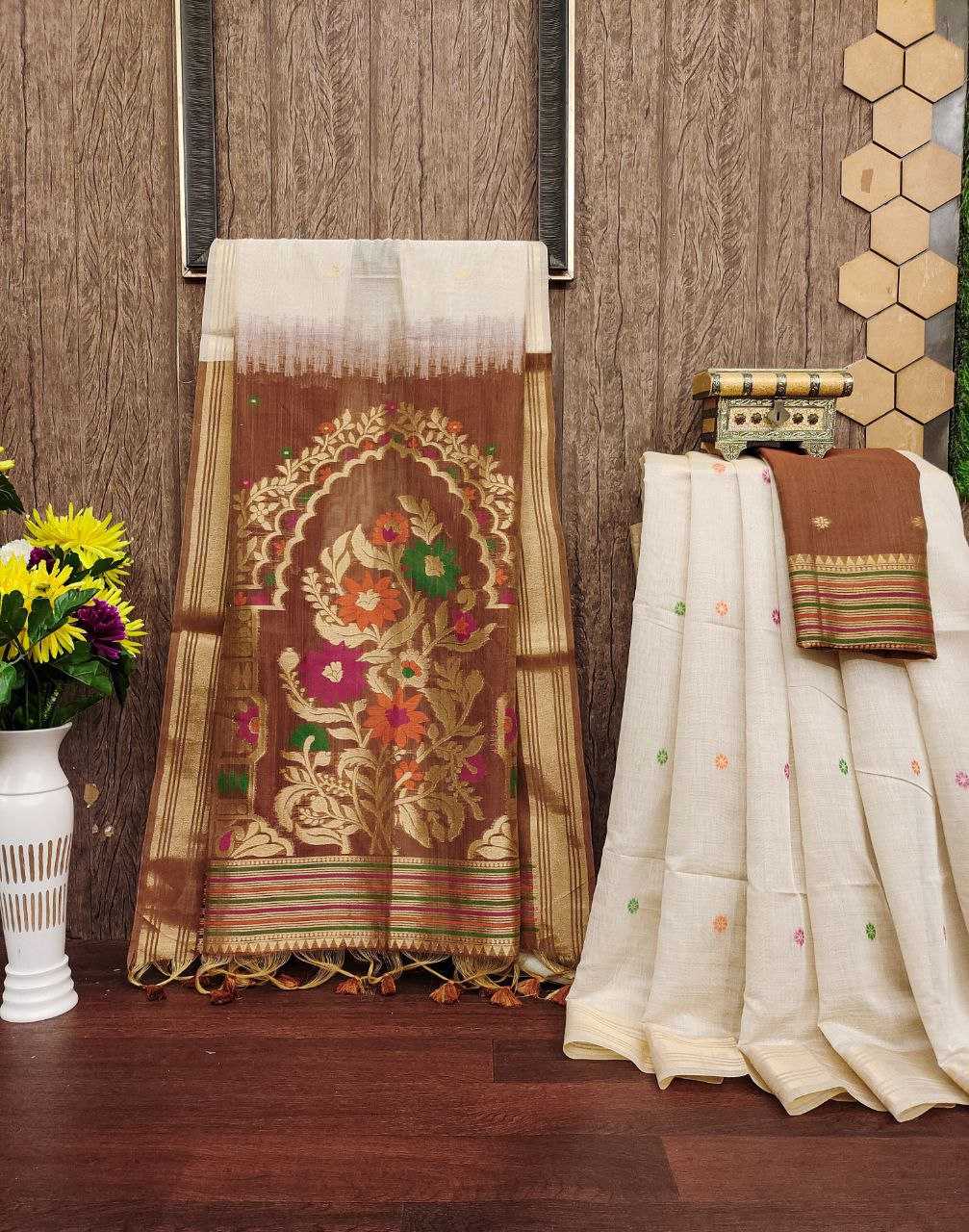 Ynf Soft Cotton KESH505 MUGA COTTON 401 Sarees Wedding Collections Festive Collections Wholesale Traditional Sarees Cotton Sarees Zari Sarees Manufacturer