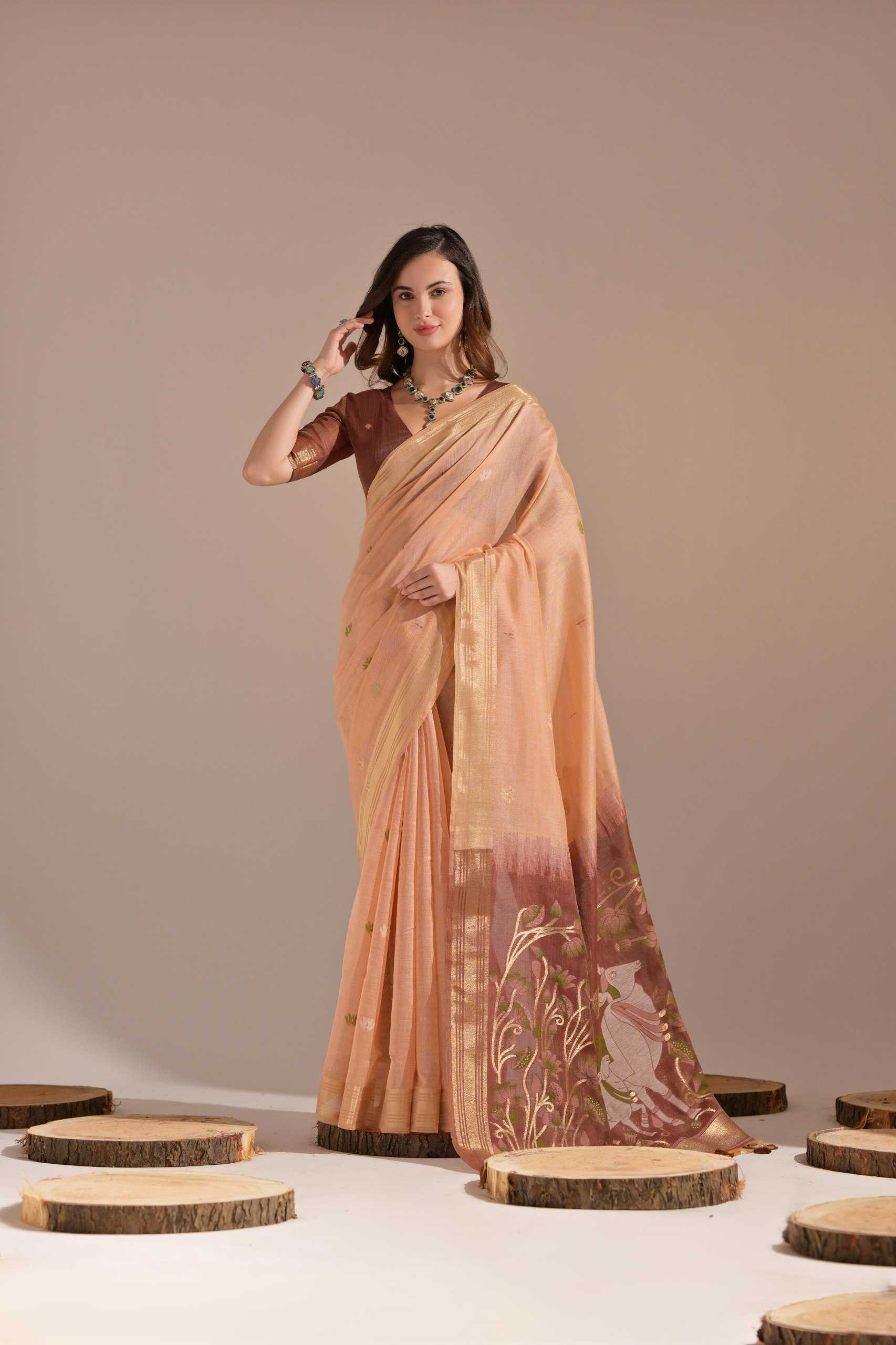 Ynf Soft Cotton KESH505 MUGA COTTON 407 Sarees Wedding Collections Festive Collections Wholesale Traditional Sarees Cotton Sarees Zari Sarees Manufacturer