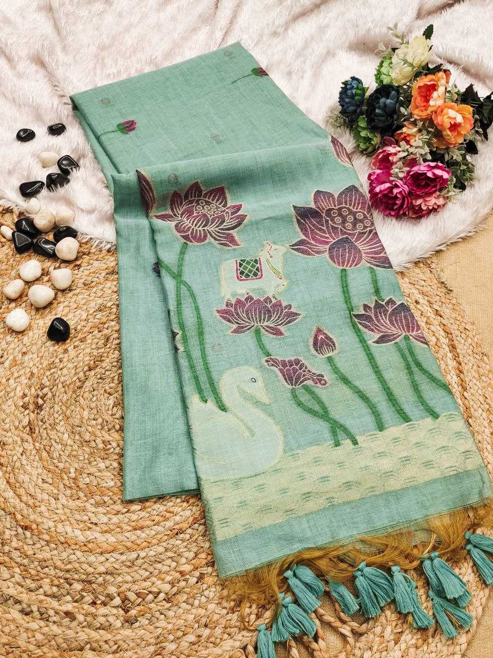 Ynf Soft Cotton KESH505 MUGA COTTON 502 Sarees Wedding Collections Festive Collections Wholesale Zari Border Sarees Cotton Sarees Sarees With Blouse Manufacturer