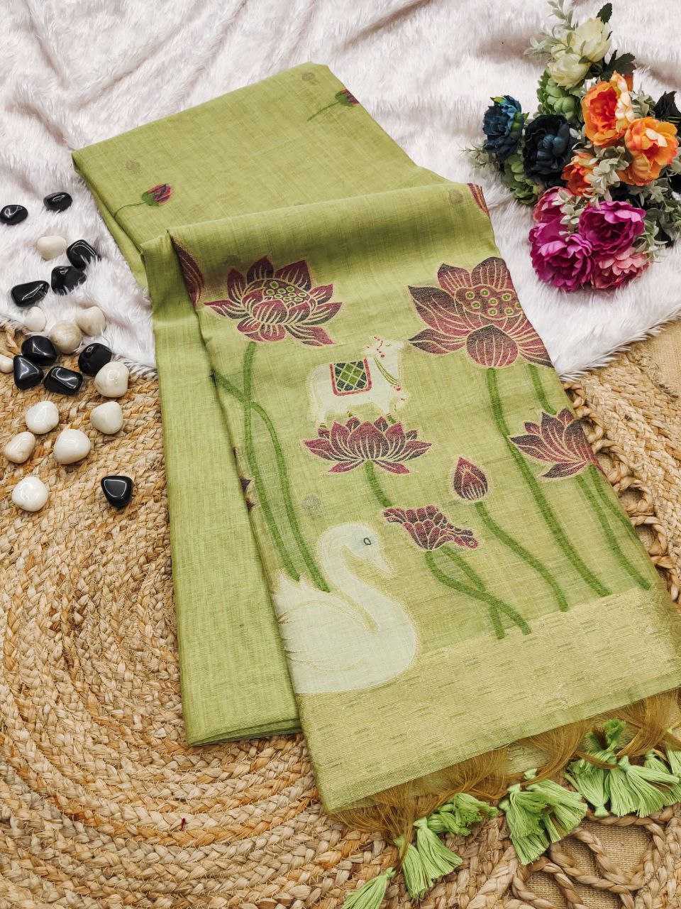 Ynf Soft Cotton KESH505 MUGA COTTON 502 Sarees Wedding Collections Festive Collections Wholesale Zari Border Sarees Cotton Sarees Sarees With Blouse Manufacturer