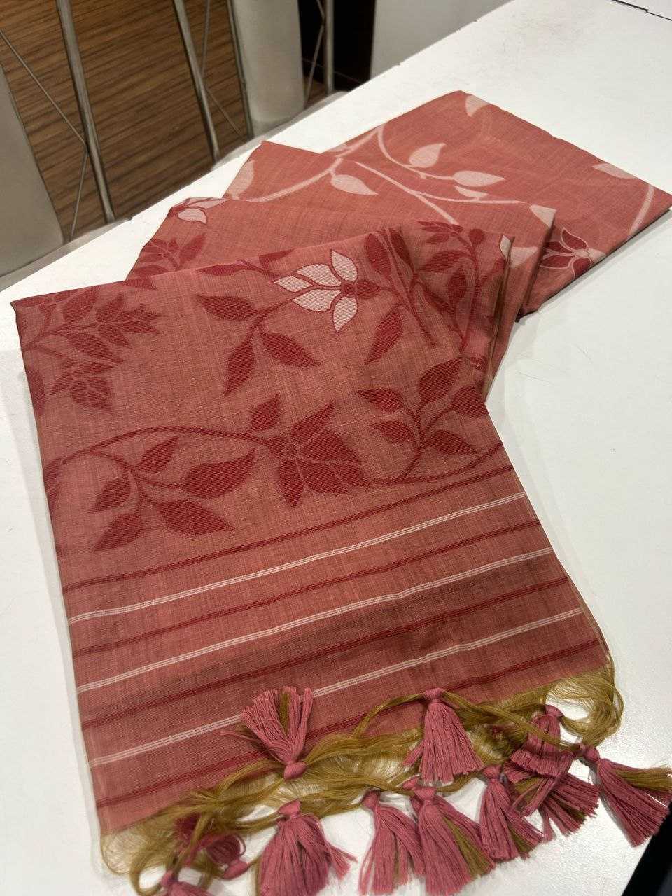 Ynf Soft Cotton KESH505 MUGA COTTON JAMDANI 10 Sarees Wedding Collections Festive Collections Wholesale Cotton Sarees Zari Sarees Sarees With Blouse Manufacturer
