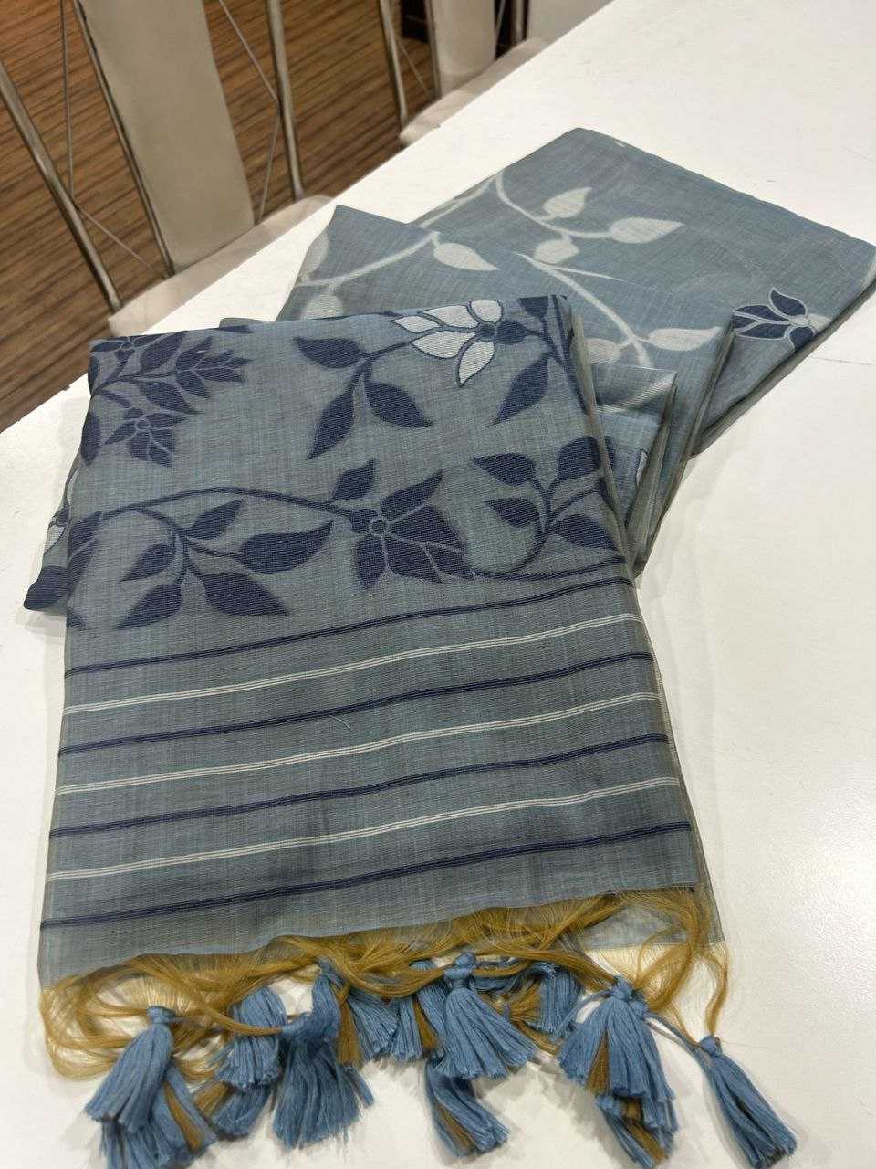 Ynf Soft Cotton KESH505 MUGA COTTON JAMDANI 10 Sarees Wedding Collections Festive Collections Wholesale Cotton Sarees Zari Sarees Sarees With Blouse Manufacturer
