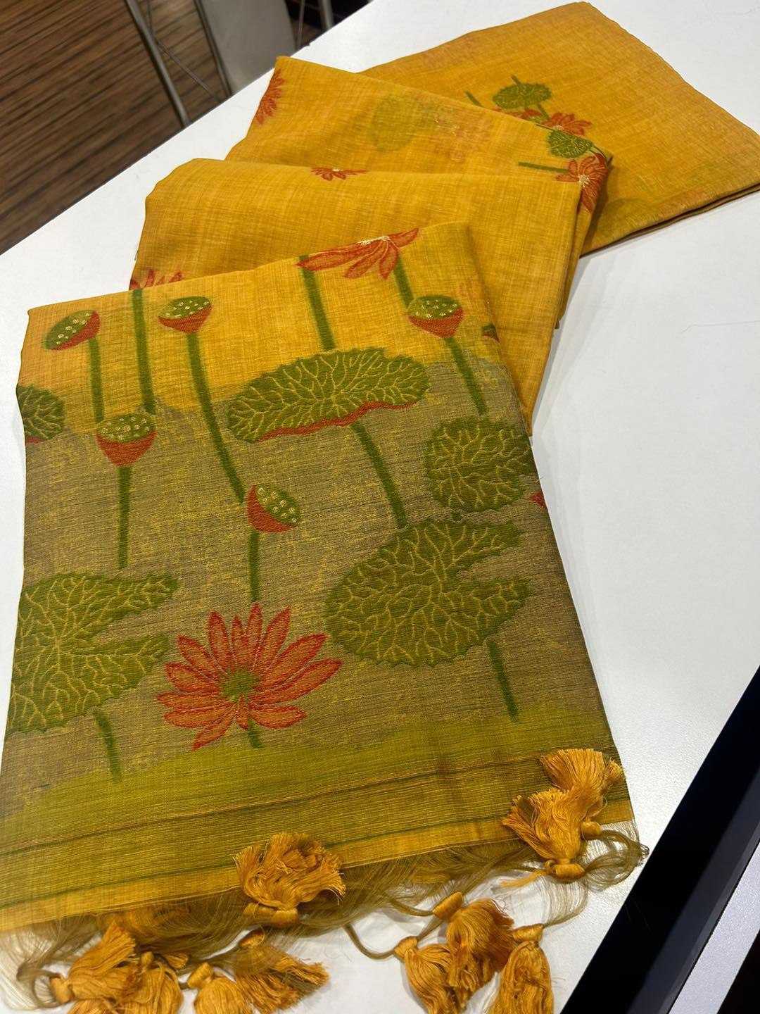 Ynf Soft Cotton KESH505 MUGA COTTON PICHWAI 2 Sarees Wedding Collections Festive Collections Wholesale Traditional Sarees Cotton Sarees Haldi Outfits Manufacturer