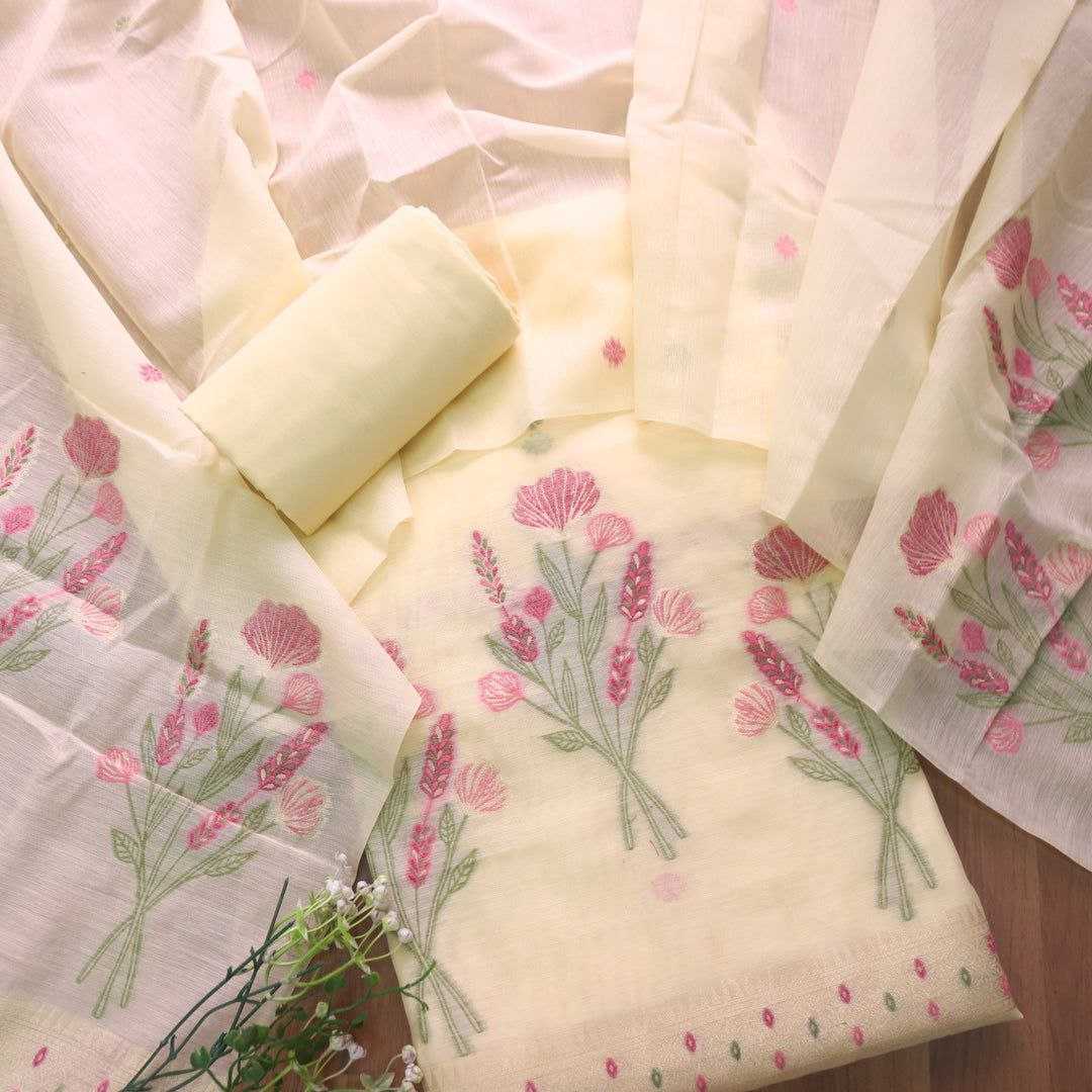 Ynf Soft Cotton KESH505 MUGA COTTON SUIT 501 Suits & Dresses Wedding Collections Festive Collections Wholesale Unstitched Suits Cotton Suits Cotton Dresses Manufacturer