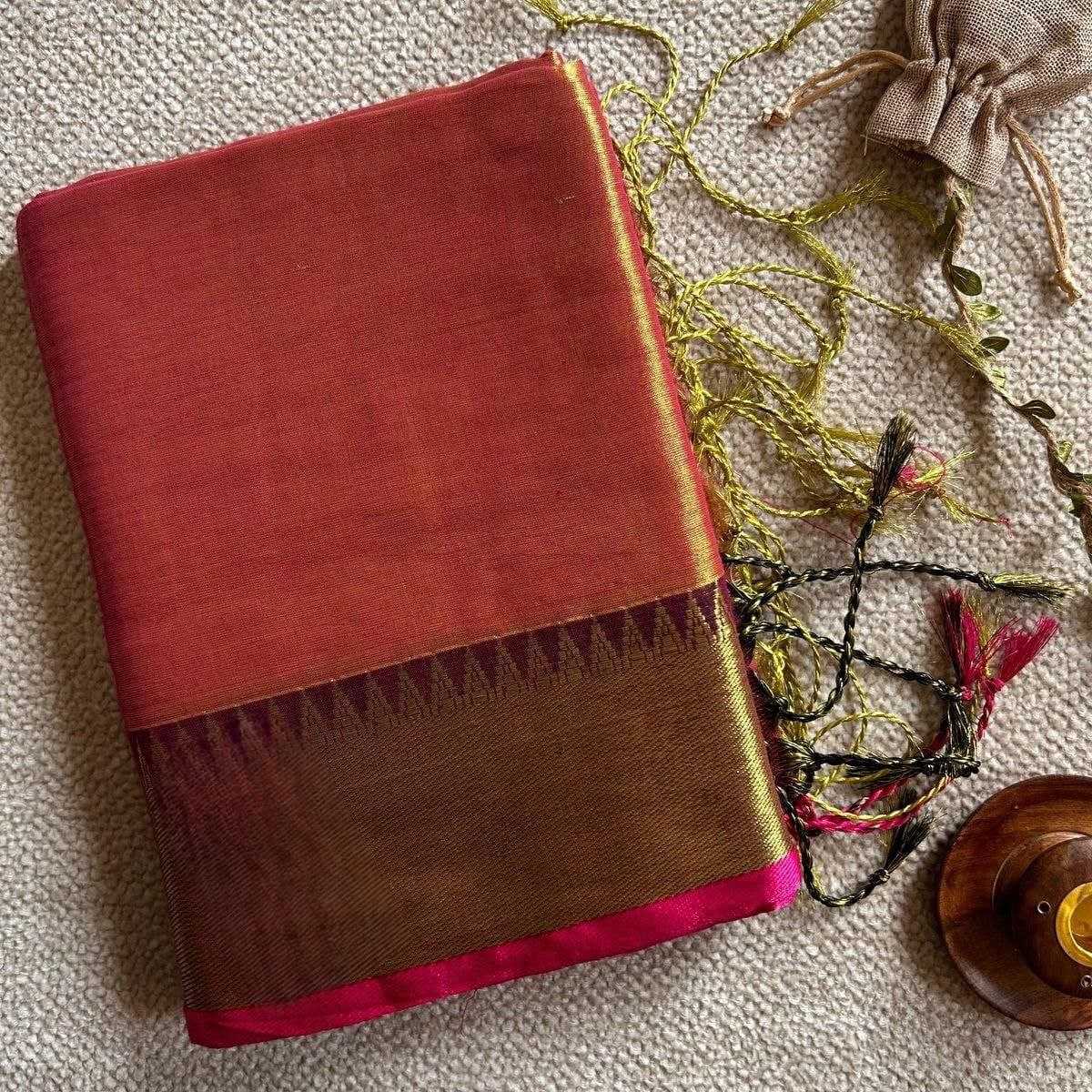 Ynf Soft Cotton KESH525 TEMPLE RAGA TISSUE Sarees Wholesale Jacquard Saree Lightweight Sarees Manufacturer
