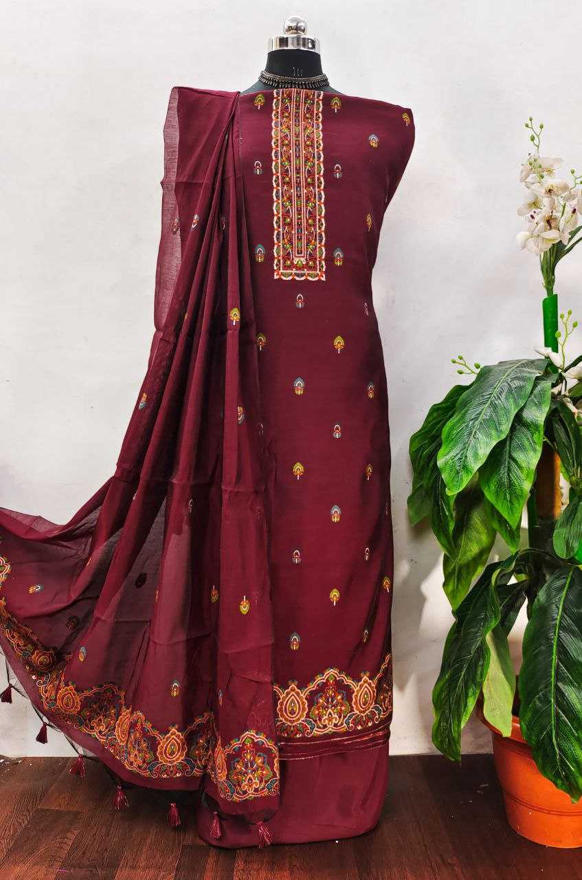 Ynf Soft Cotton KESH532 PASHMINA SUIT 6001 Suits & Dresses Wedding Collections Festive Collections Wholesale Unstitched Suits Cotton Dresses Wedding guest dresses Manufacturer