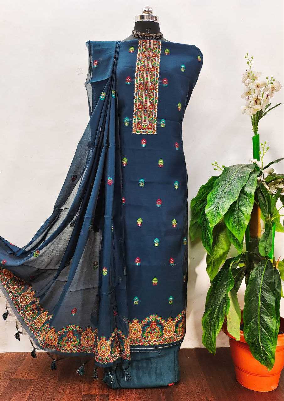 Ynf Soft Cotton KESH532 PASHMINA SUIT 6001 Suits & Dresses Wedding Collections Festive Collections Wholesale Unstitched Suits Cotton Dresses Wedding guest dresses Manufacturer